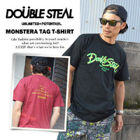 J[ TVc DOUBLE STEAL _uXeB[ Monstera TAG T-SHIRTS Y