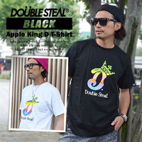 vg TVc DOUBLE STEAL BLACK _uXeB[ubN Apple King T-SHIRTS