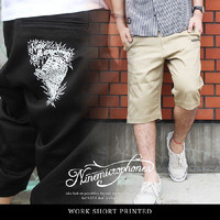 uh {^ V[gpc OtBbN NINE MICROPHONES iC}CNtHY WORK SHORTS PRINTED